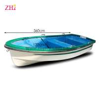 Hot sale factory direct sale 12ft Boat fiberglass sport rowing boats