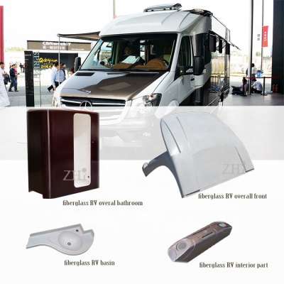 Customized Fiberglass RV Caravan Body Part OEM